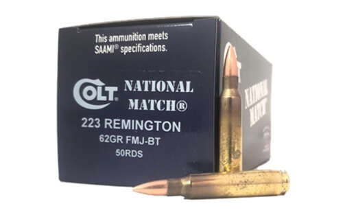 Ammunition DoubleTap Ammunition Colt National Match 223Rem DBLTAP 223REM MATCH 62GR FMJ 50/1000 • Model: Colt National Match